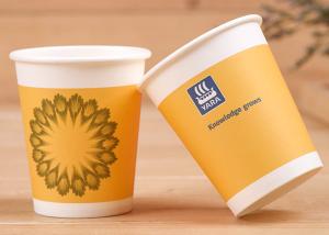 China Soft Drink Single Wall Paper Cups With Lids Insulated Paper Coffee Cups wholesale