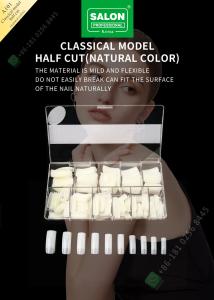 China Half Cut French Nail Tips ABS Plastic Material wholesale