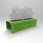 Waterproof L1490xW500xH400mm Garden Metal Flower Pots