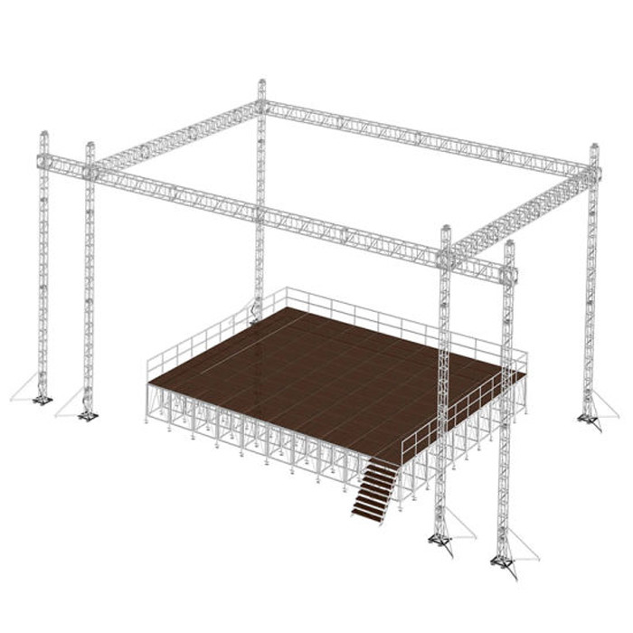Aluminum indoor outdoor concert Stage Lighting Truss Display
