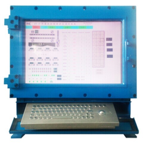 67 keys Metal desktop Industrial keyboard with Trackball for Industrial Control Platform