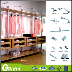 China Factory wholesale price aluminum pole system high quality bedroom wardrobe cabinet wholesale