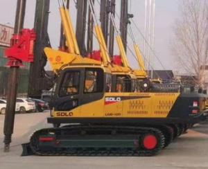 China 20m Crawler Mounted Rotary Drilling Rig Piling Machinery wholesale