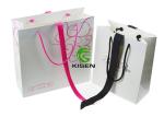 White Kraft Gift Paper Handle Shopping Bags With Your Logo Customized Size