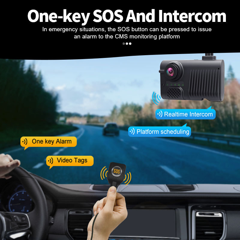 1080P Dual Lens Vehicle DVR with 4G GPS and ADAS