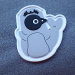 silicon clothing labels Durable Embossed Rohs Silicone Clothing Labels