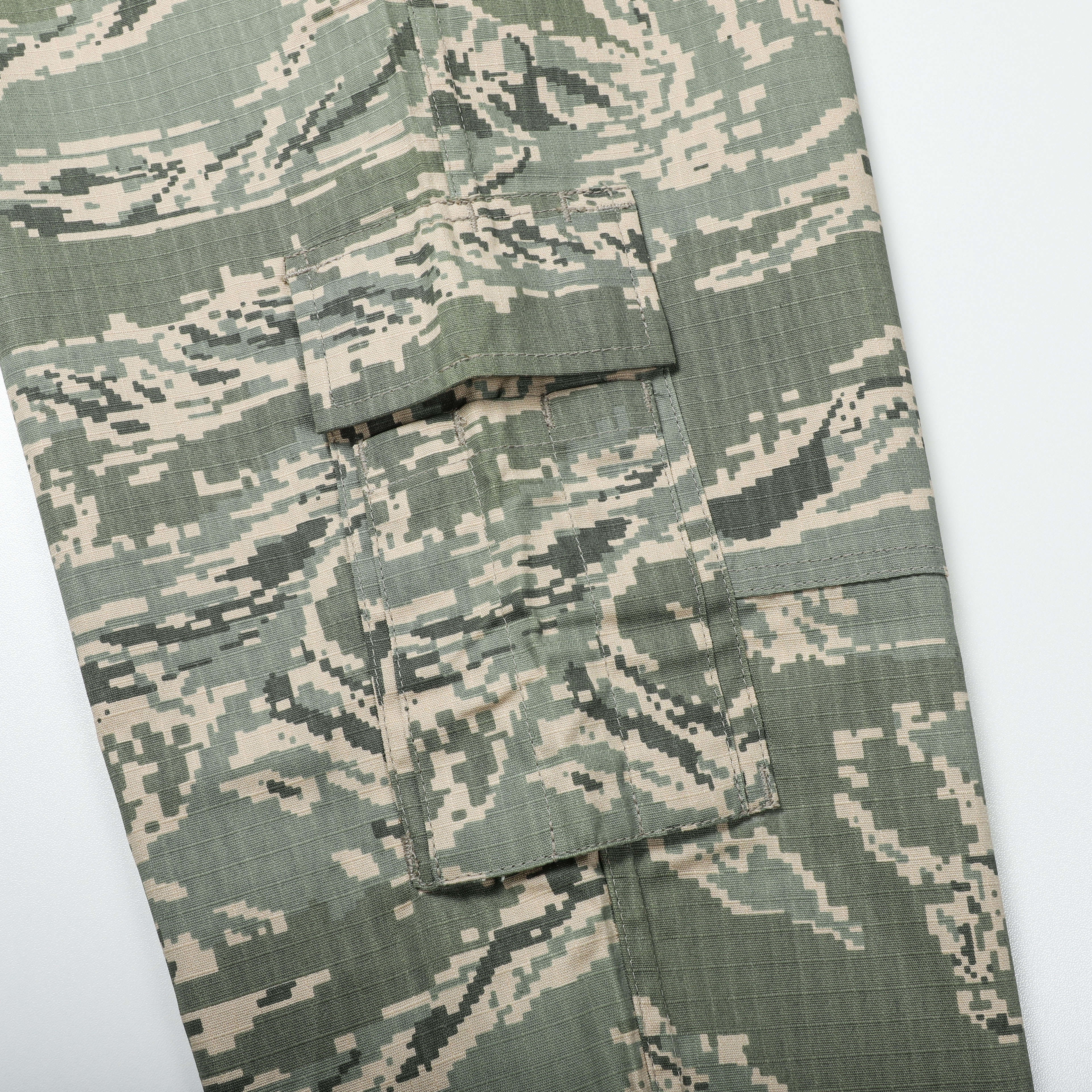 BDU American Tiger Camoulfage Plaid Fabric Army Combat Uniform