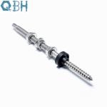 Solar Energy Accessories Double Ended Wood Screw Stainless Steel 304 316