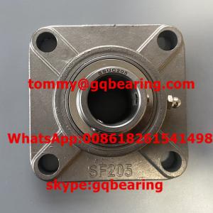 China Stainless Steel Flange Pillow Block Ball Bearing SSUCF205 wholesale