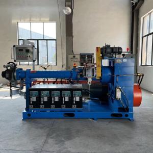 China XJW-90 Rubber Cold Feed Pin Extruder Single Screw Diameter 90mm wholesale
