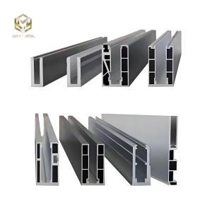 China 10mm Thick Laminated Glass Aluminum Fence Panels Weatherproof Design wholesale