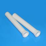 Collared Ceramic Alumina Tube 96% 99% High Precision Smooth Surface