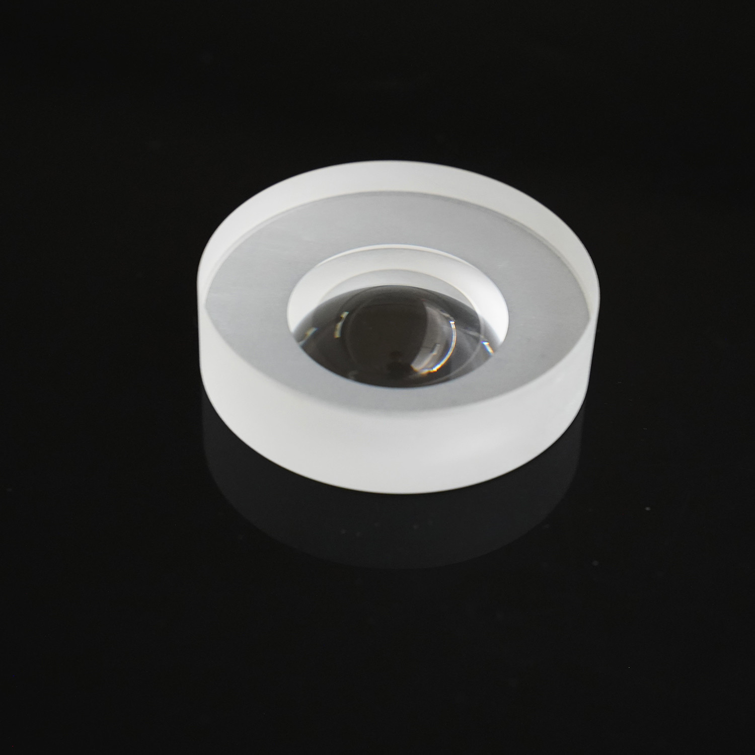 46mm Round Biconcave Optical Glass Lens Double Concave Lens