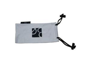China Woven Lable Microfiber Cloth Pouch Double Side Drawstring wholesale