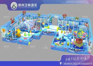 China Children Indoor Playground Equipment Plastic Slide 150 Kids Play Maze wholesale