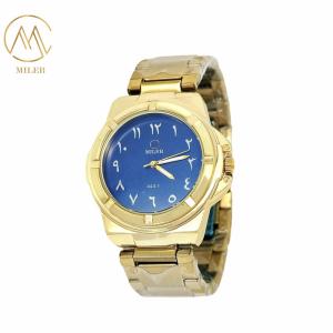 China Customized OEM LOGO Alloy Bezel Quartz Wrist Watch wholesale