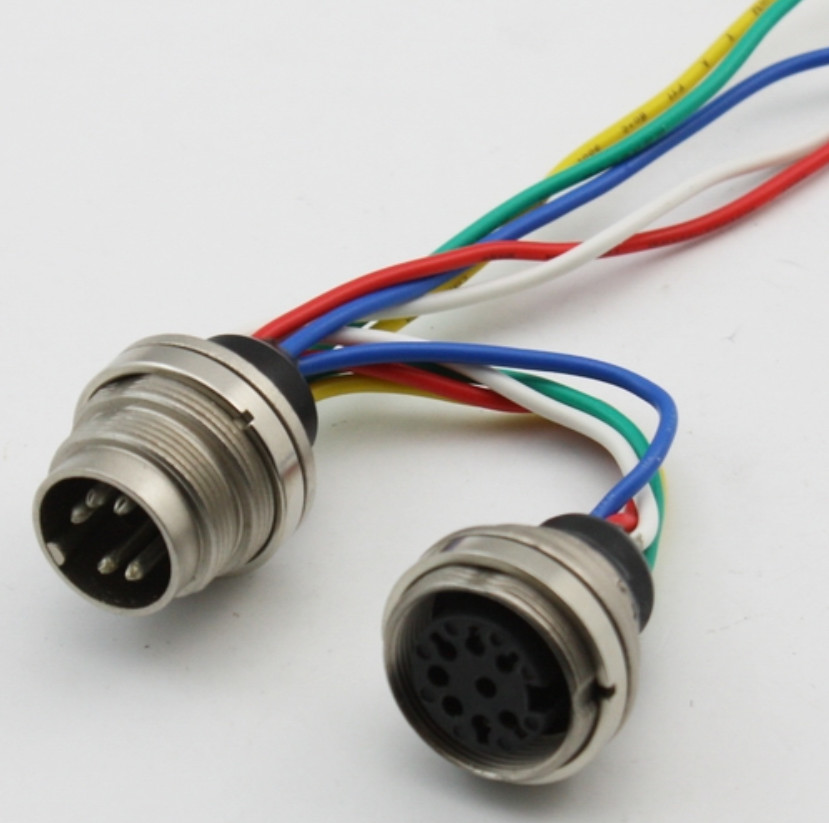 5Pin 8pin waterproof AISG IP67 soldering crimp press type connector