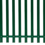 Anti Theft Powder Coated Palisade Fencing , Metal Palisade Security Fencing