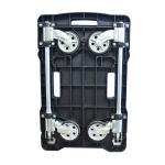 Foldable Heavy Duty Black Platform Trolley with 600kg Capacity