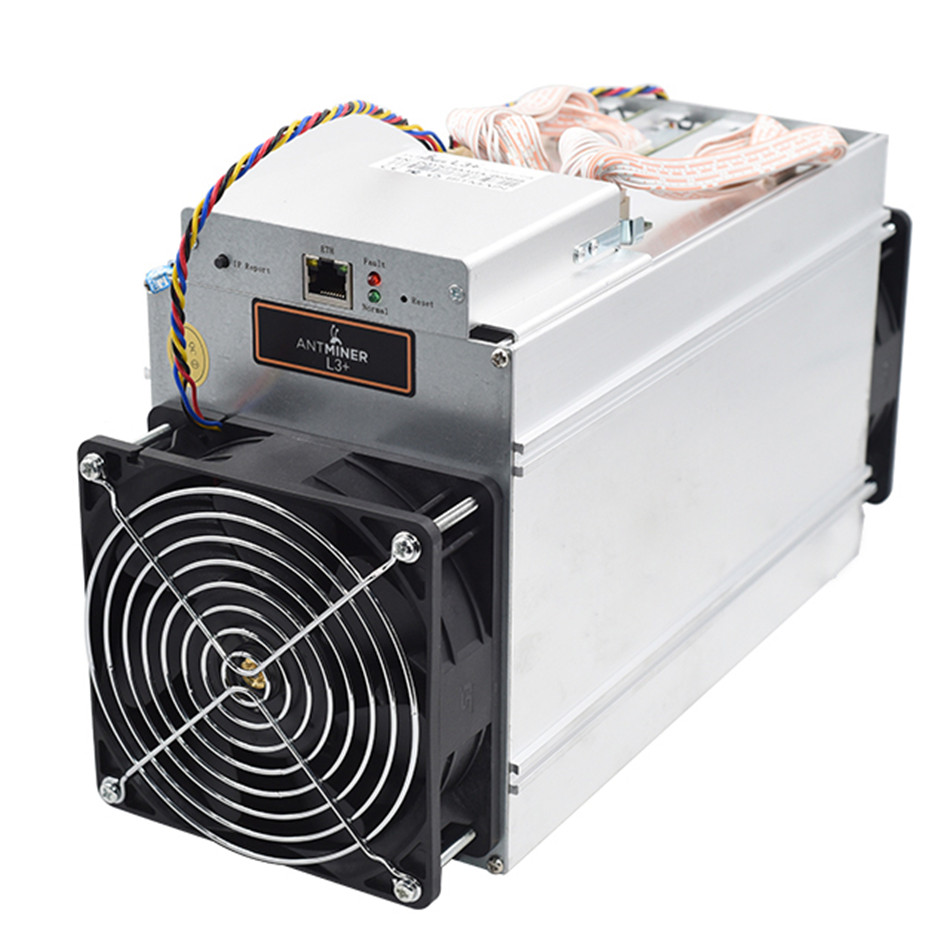 Asic Bitmain Antminer L3+ Litecoin LTC Miner 504MH/S DVI Output Interface