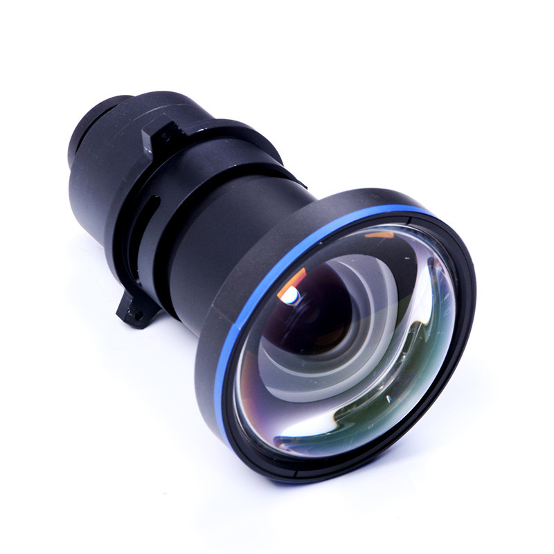 Optical Double Concave Glass Projector Lenses Short Throw Ratio