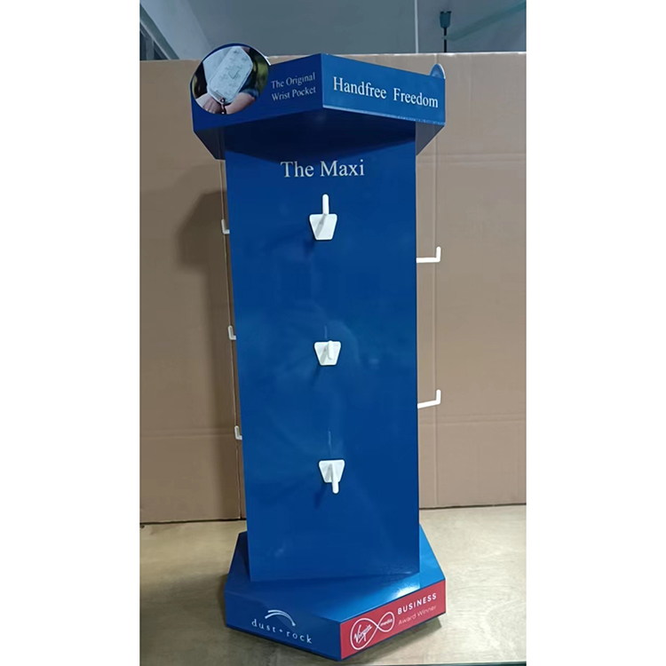 Pegboard PVC Display Stand Double Sided Display Stand For Shops