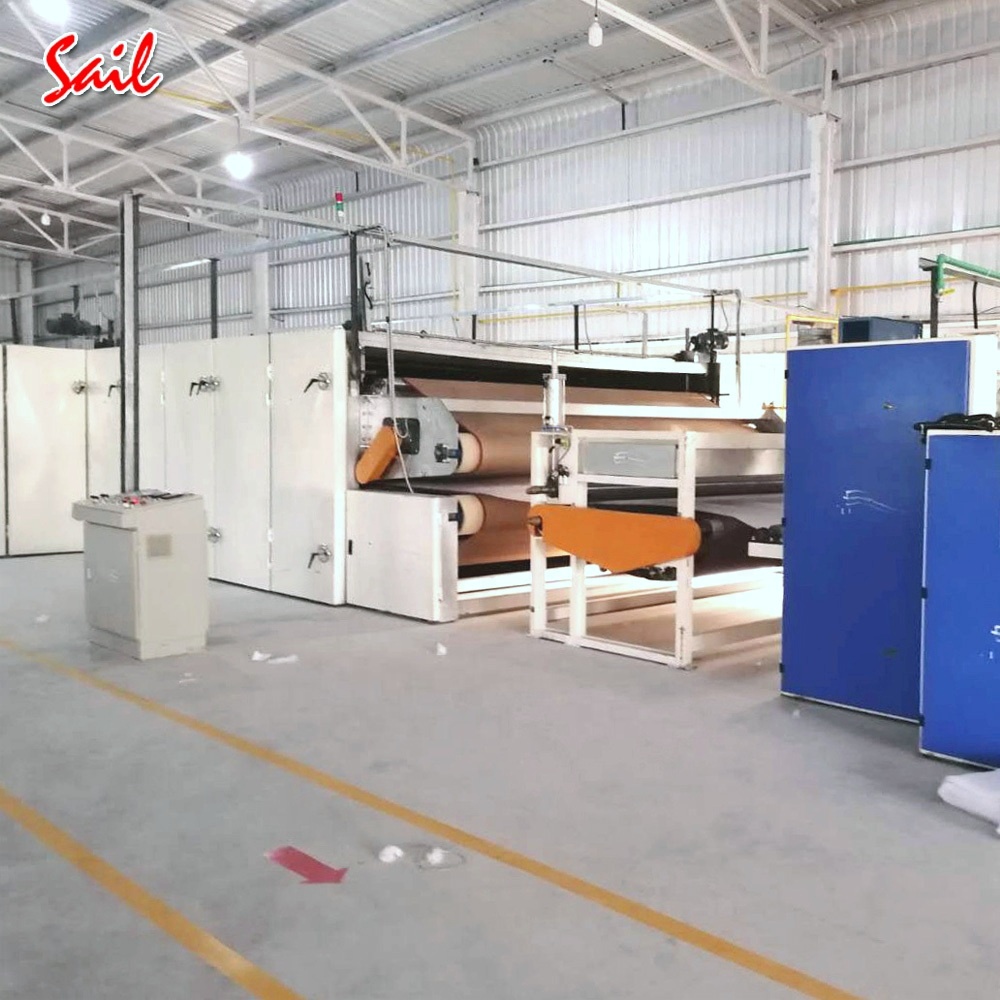New Type Non-woven Polyester Fiber Machine Thermal Bonding Production Line