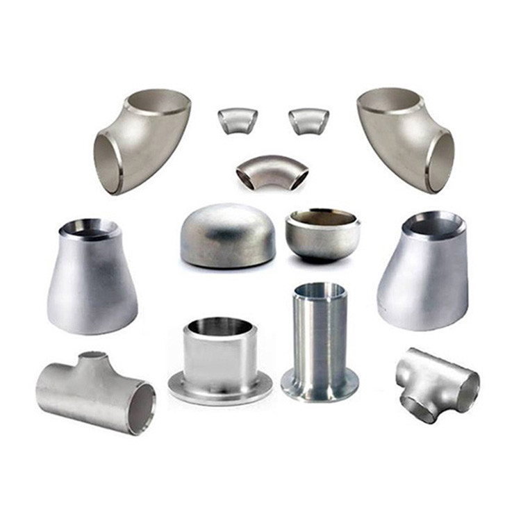 Grey Round 316L Stainless Steel Pipe Fittings / Pipe 90 Degree Elbow