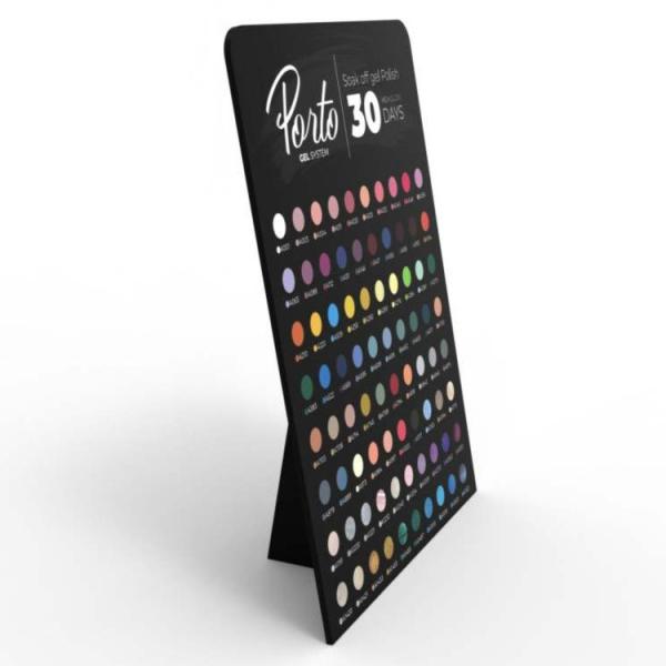 PVC Nail Polish Display Stand Foam Board Cosmetic Nail Polish Display Rack