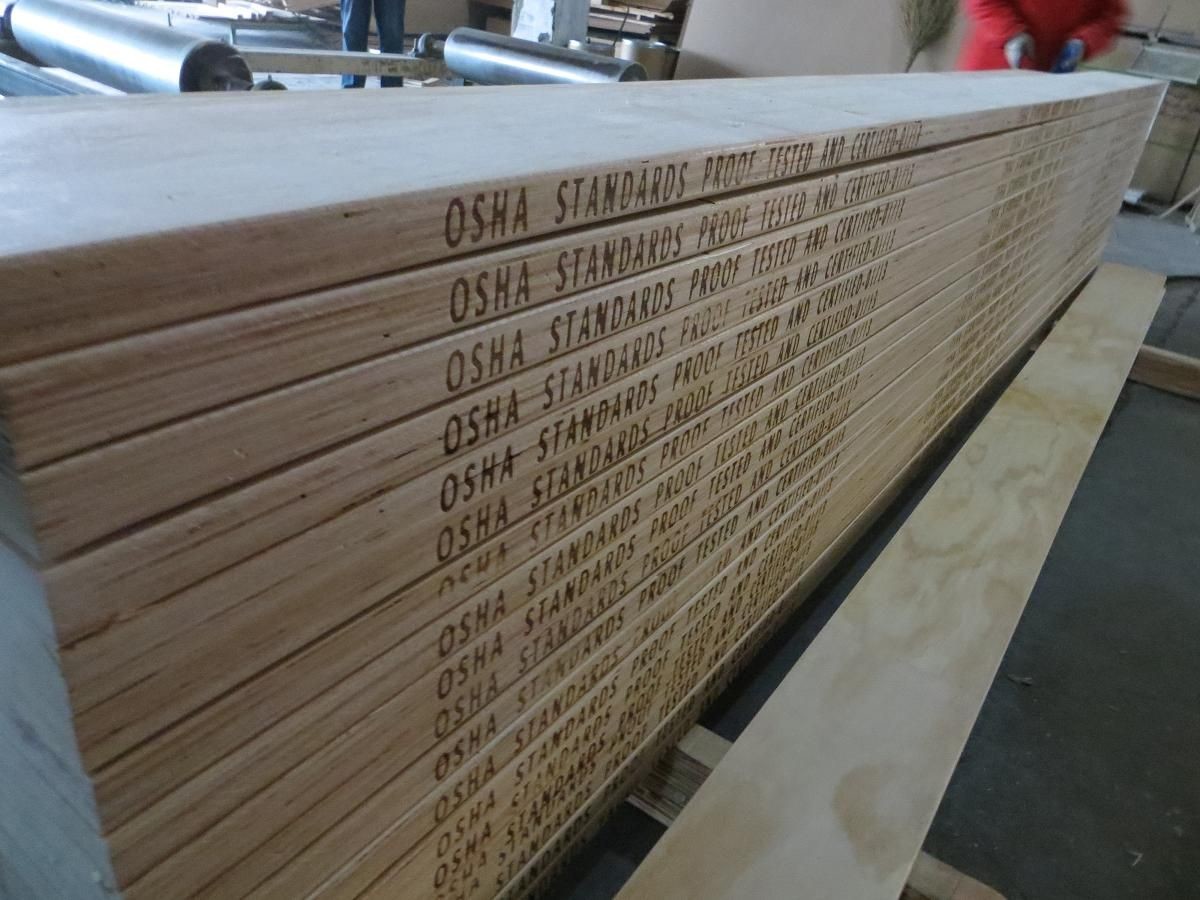Laminate Veneer Lumber /Furniture grade poplar LVL plywood for bed slats /LVL osha scaffold plank