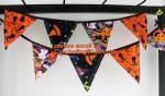 Lace Trimming Flag Banner HOLIDAY Decoration Halloween Softtextile Lace Fabric,