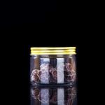 Customized 30g 50g PET Cosmetic Packaging Plastic Empty Container Black Cream