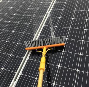 China Photovoltaic Quick Plug 12M Aluminum Pole Solar Panel Cleaning Brush wholesale
