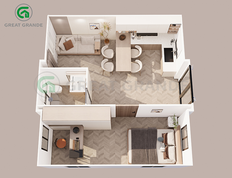 Grande expandable house customized layouts