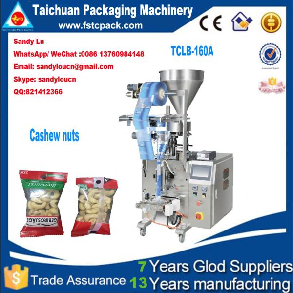 Quality Cashew nuts packaging machine , nuts packing machine for sale