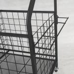 Removable Black Sports Equipment Storage Rack For Ball Medicine