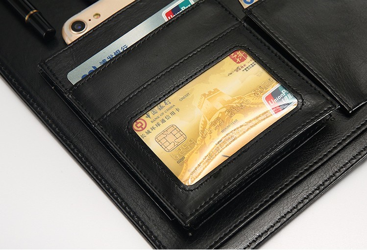 Executive Personalized Leather Padfolio Dimension 32 X 25 X 2.5 Cm With Calculator