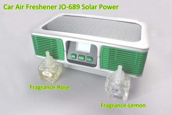 Quality OEM 12V DC Green Silver Jasmine Solar Power Custom Car Air Fresheners with 360g for sale