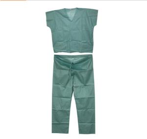China Single Use Medical Disposable Scrub Suits Protective Gowns Soft And Breathable wholesale