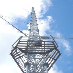 China Electric Communication 55m Lattice Tubular Steel Tower wholesale