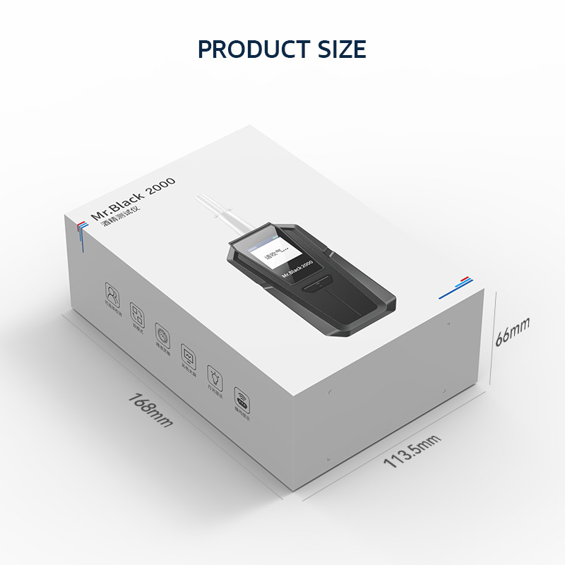 Automatic Shutdown ABS Digital Alcohol Tester 0.00-400mg/100ML