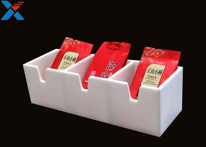 Plastic Acrylic Display Case Hotel Tea Desktop Storage Box Tea Bag Display Box