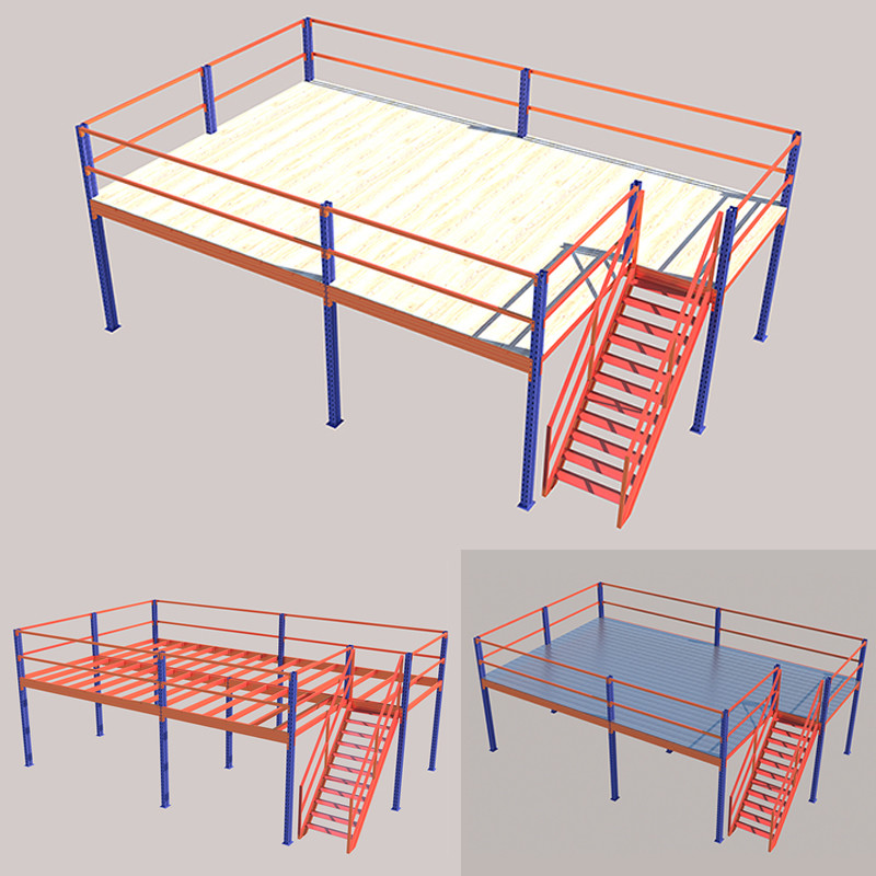 8 Tons Storage Mezzanine Platforms Loft Industrial Steel Mezzanine