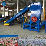 Waste Plastic Recycle Crusher Line PET Bottle Recycling Plant