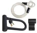 Outdoor Bicycle Padlock With Key Theft Proof Compact Steel