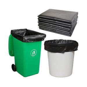China High Density Polyethylene Big Trash Bags , HDPE Trash Bags stretchable wholesale