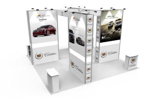 China Portable Exhibition Custom Tradeshow Booth Aluminum Frame Material wholesale