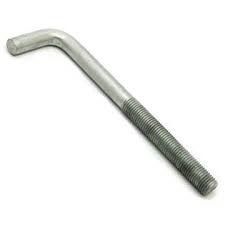 DIN Standard Blackening Welding Embedded Parts 7-Shaped Anchor Bolt for High Strength
