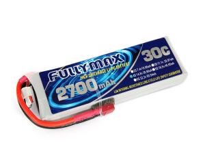 China FULLYMAX LiPo Battery Pack 30C 2700mAh 4S 14.8V with T Plug for RC cars RC aircraft RC airplane wholesale