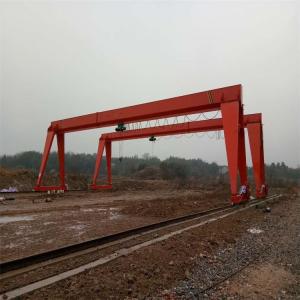 China Warehouse 32 Ton Single Girder Gantry Crane Remote Control wholesale
